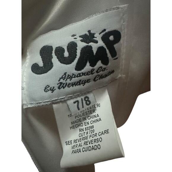 Wendye Chaitin White Floral Sheer Overlay Dress with Beaded Accents - Size 7/8 - Picture 7 of 11